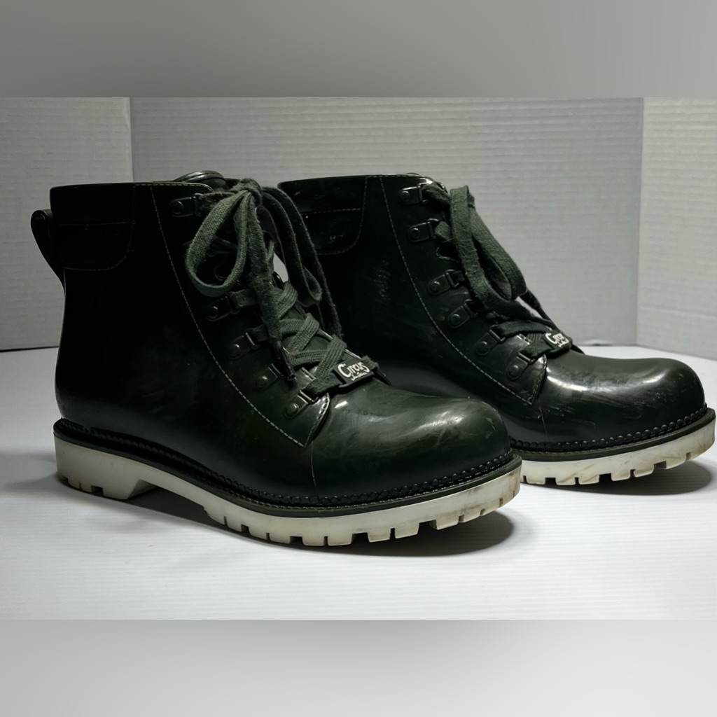 Circus By Sam Edelman Womens Kascade Rain Boots Hunter Green Size 10